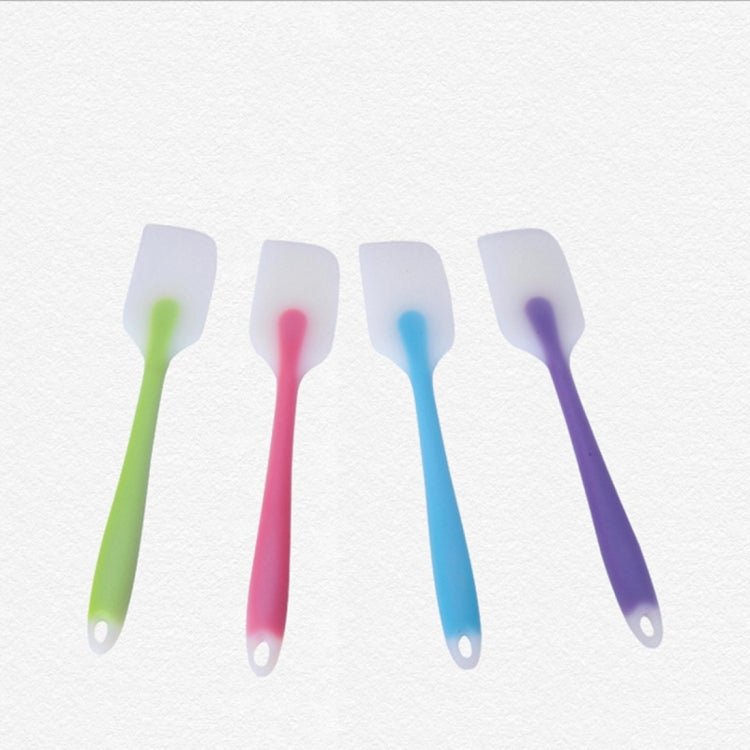 5 PCS Baking Tool Translucent Integrated High Temperature Resistance Cream Silicone Scraper Cake Spatula, Random Color Delivery - Image 2