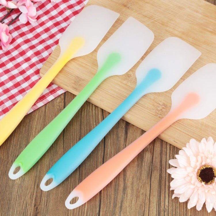 5 PCS Baking Tool Translucent Integrated High Temperature Resistance Cream Silicone Scraper Cake Spatula, Random Color Delivery - Image 5