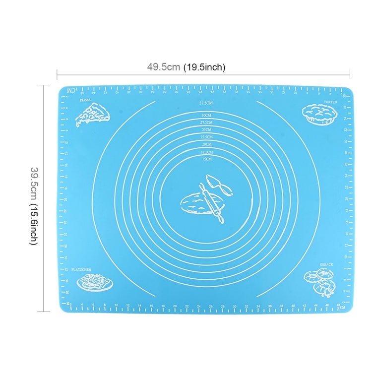 2 PCS Multi-purpose Baking Necessary Silicone Kneading Dough Pad / Flour Pad / Heat Insulation Meal Pad Random Color Delivery - Image 3