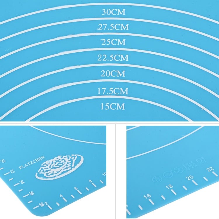 2 PCS Multi-purpose Baking Necessary Silicone Kneading Dough Pad / Flour Pad / Heat Insulation Meal Pad Random Color Delivery - Image 6