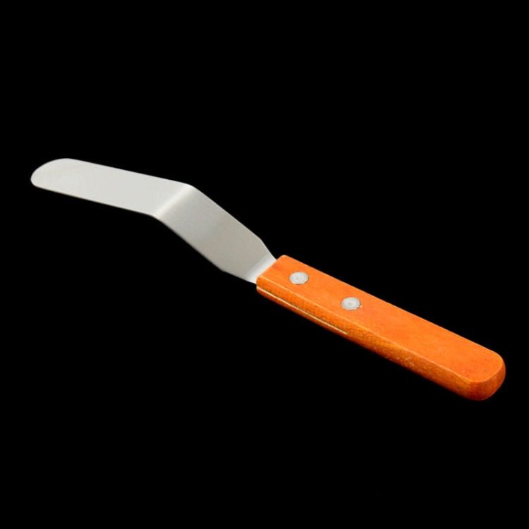 15cm Stainless Steel Cream Spatula Cake Silk Flower Scraper Baking Tool, Specification: 4 inch