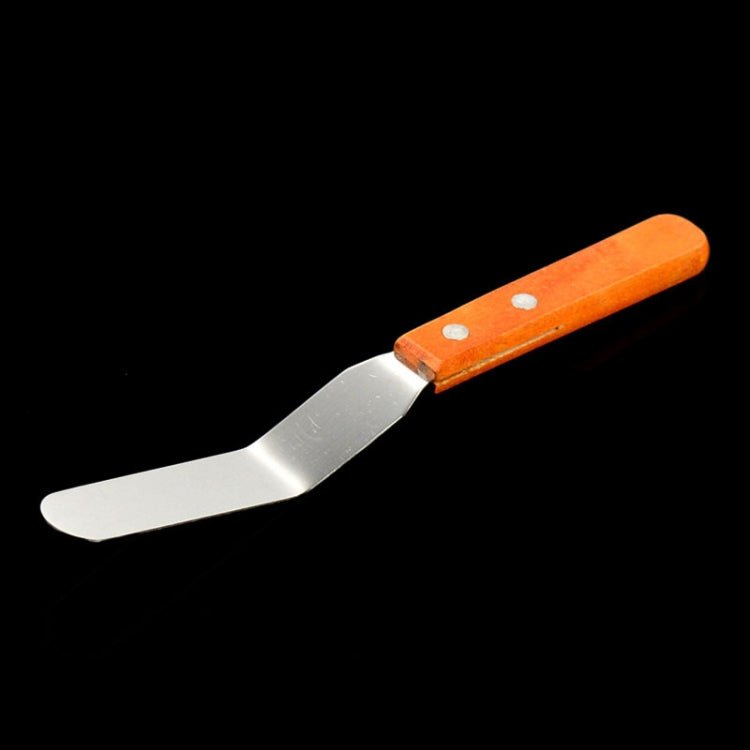 15cm Stainless Steel Cream Spatula Cake Silk Flower Scraper Baking Tool, Specification: 4 inch - Image 2