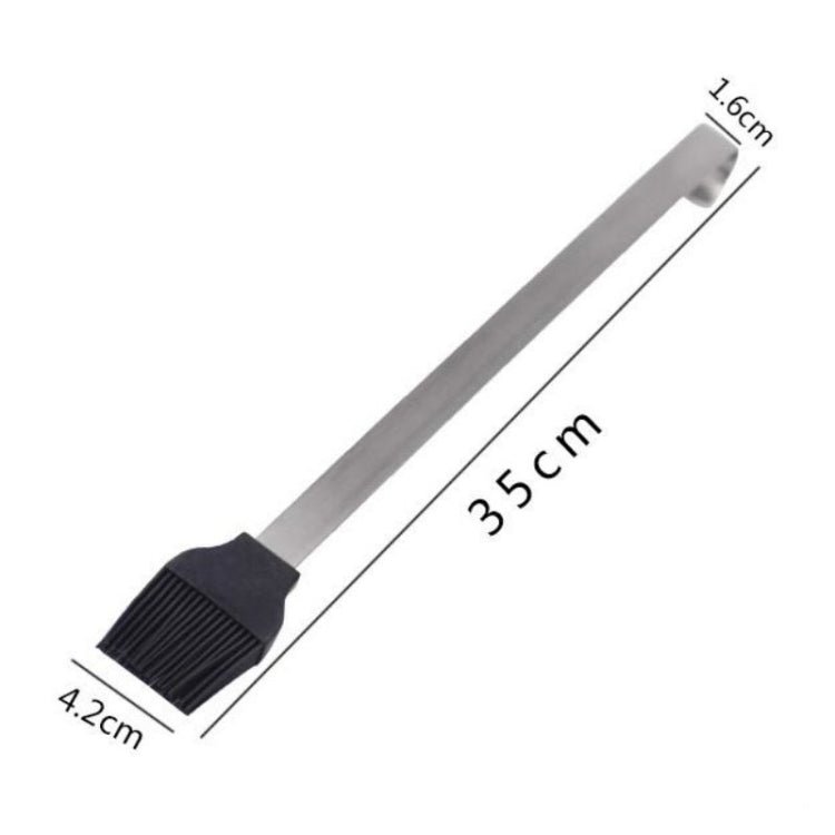 Silicone Oil Brush Stainless Steel Barbecue Brush Seasoning Brush DIY Cake Barbecue Baking Tool - Image 2