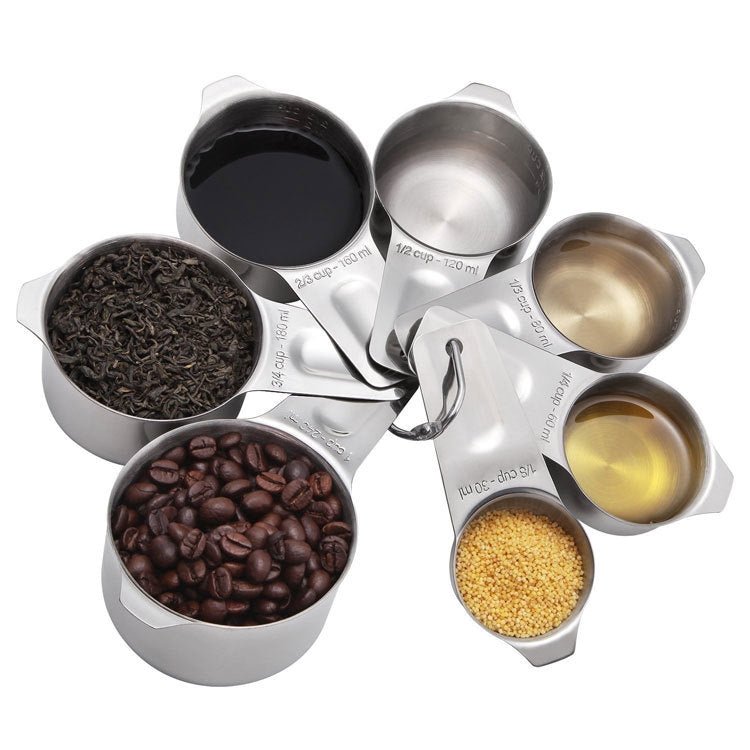 7 in 1 304 Stainless Steel Measuring Cup Set Baking Tools - Image 7