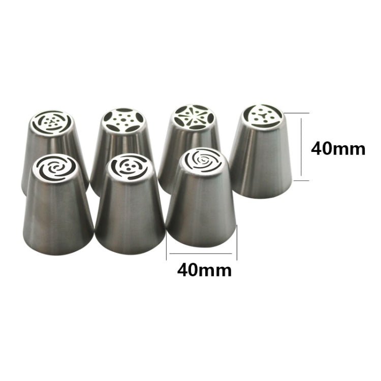 13pcs / Set Pastry Nozzles Coupler Icing Piping Tips Sets Stainless Steel Rose Cream Bakeware - Image 2