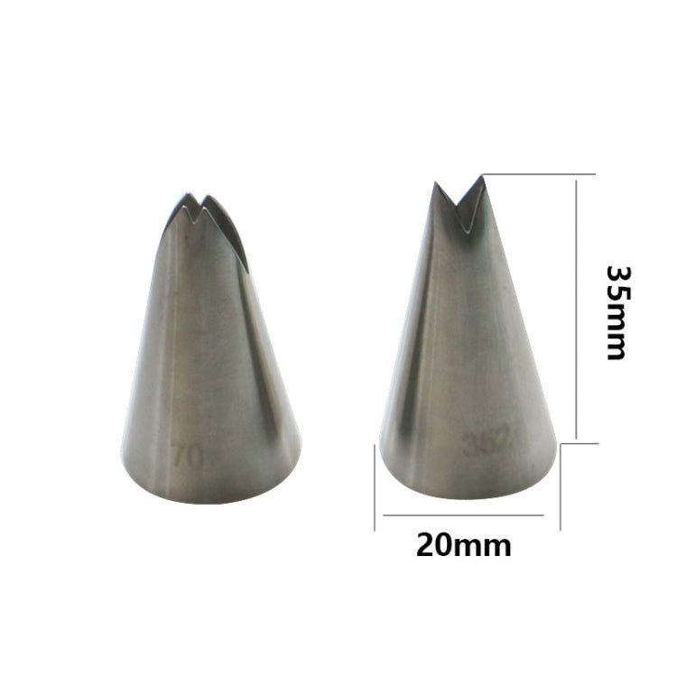 13pcs / Set Pastry Nozzles Coupler Icing Piping Tips Sets Stainless Steel Rose Cream Bakeware - Image 3