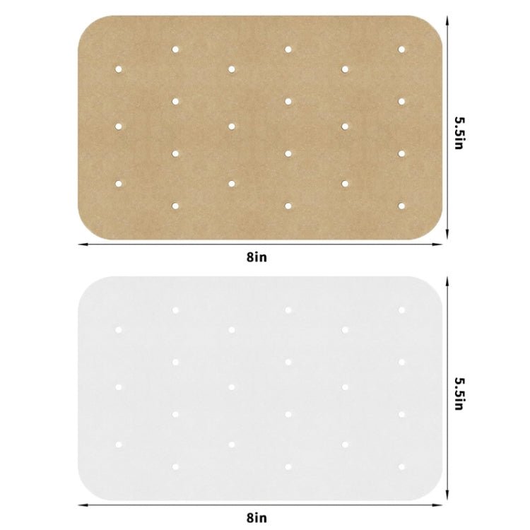 100 PCS 0303-1 Household Multifunctional Air Fryer Oil Absorbing Paper(Natural Color without Holes) - Image 3