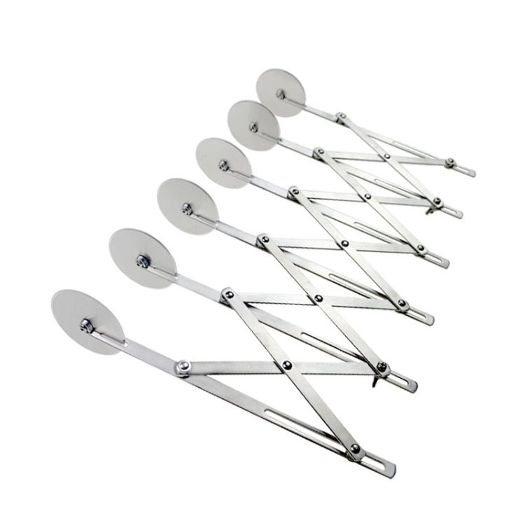 Stainless Steel Retractable Multipurpose Pizza Knife, Style: 6 Wheels