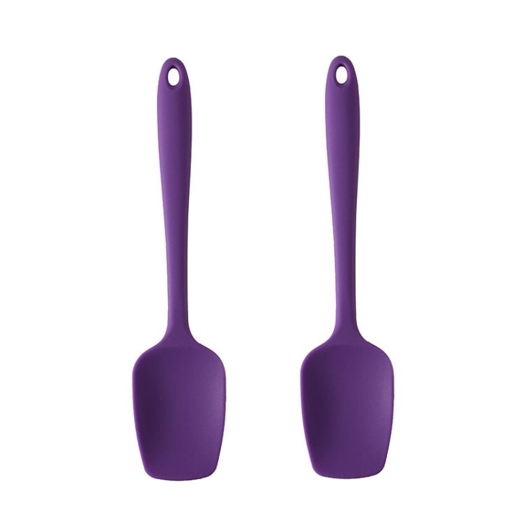 2pcs 28cm Silicone Square Shovel Cake Scraper(Purple)