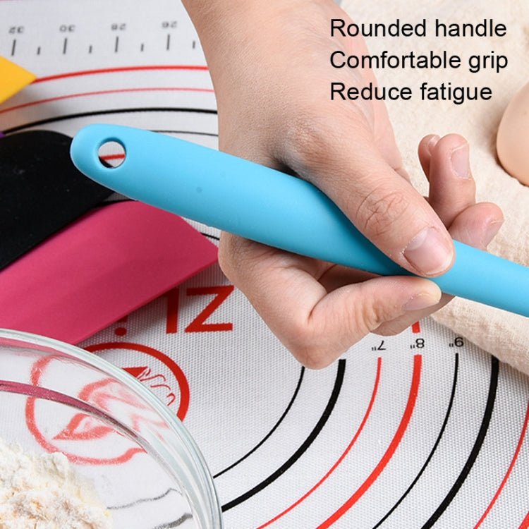 2pcs Large Integrated Silicone Scraper Chocolate Cream Mixing Knife(Pink) - Image 3