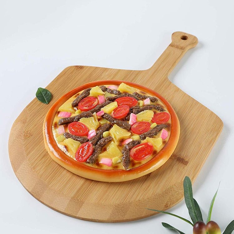 Bamboo Pizza Paddle Cheese Steak Baking Serving Tray Cutting Chopping Board 38.5x29.5x1cm - Image 5