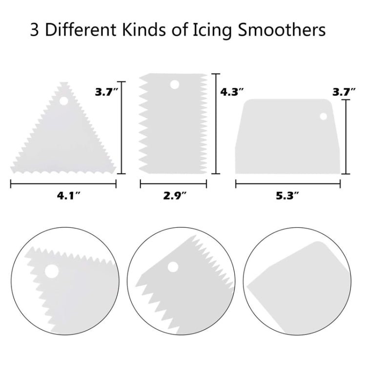 6 In 1 Aluminum Alloy Cake Turntable Piping Tip Set DIY Baking Tools - Image 3