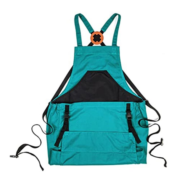 Oxford Fabric Picking Fruit And Vegetable Backpack Tool Apron(Blue)