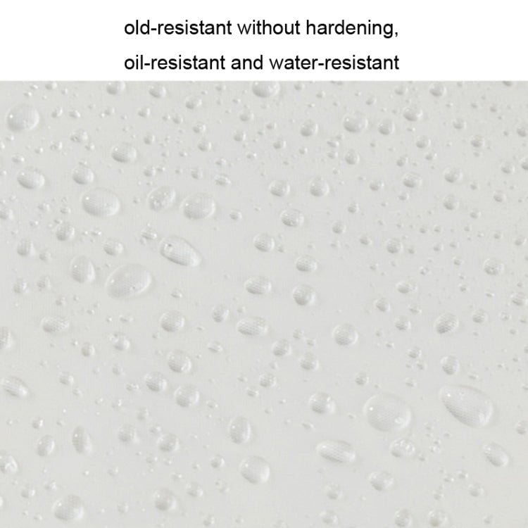 50 Silk Long 80cm Transparent TPU Apron Solid Color Webbing Adjustable Work Apron(Transparent + Black Webbing) - Image 4