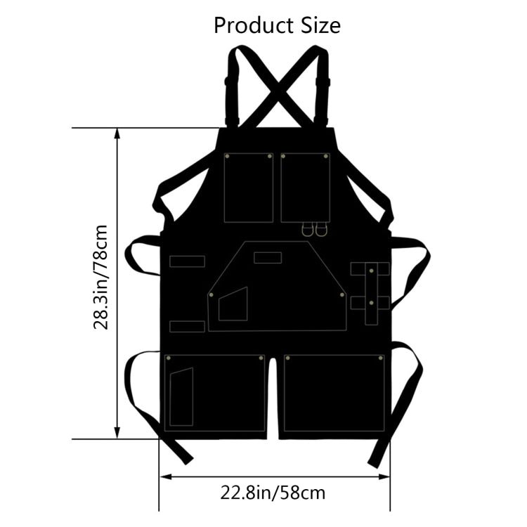 Heavy Canvas Workwear Craftsman April(Black) - Image 3