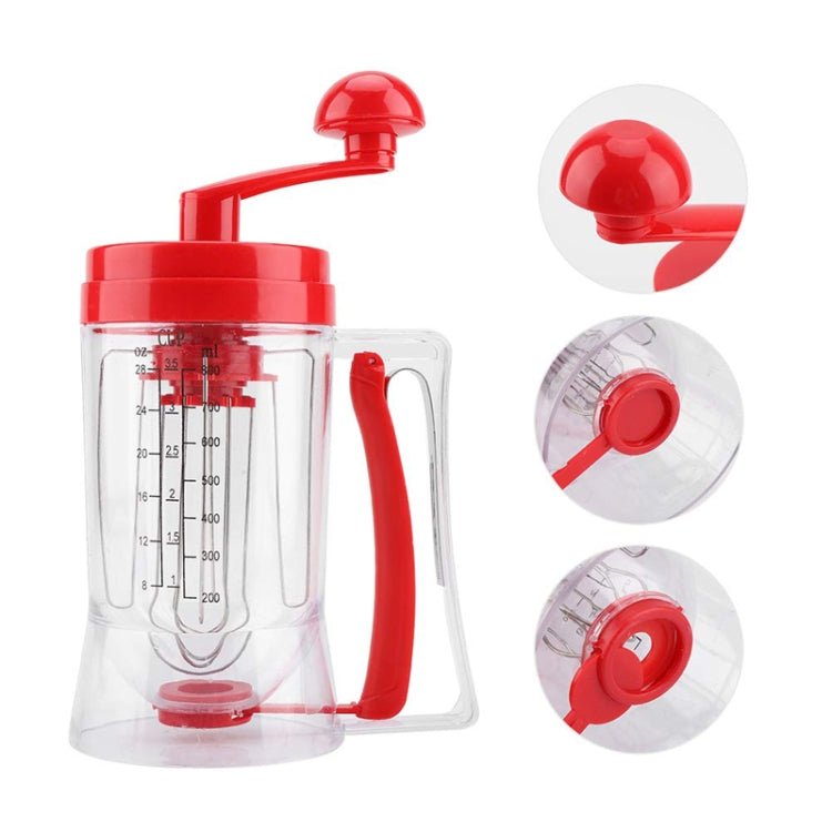 Hand-Operated Batter Dispenser Kitchen Baking Liquid Dividing Tool(Red) - Image 2